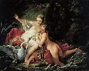 Francois Boucher Leda and the Swan oil painting on canvas
